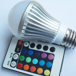 LED RGB-Bulb-Light-6W